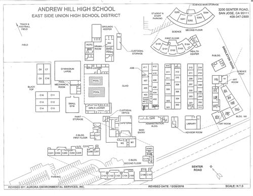 Esuhsd Andrew P Hill High School Campus Map